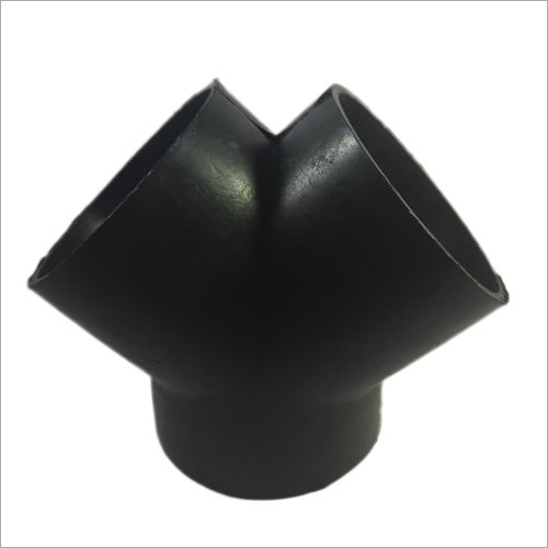 HDPE Fitting Bare Y - HDPE, 110mm, Black, Welded Tee | Durable, Leakproof, Reliable, High Flow, Easy Installation