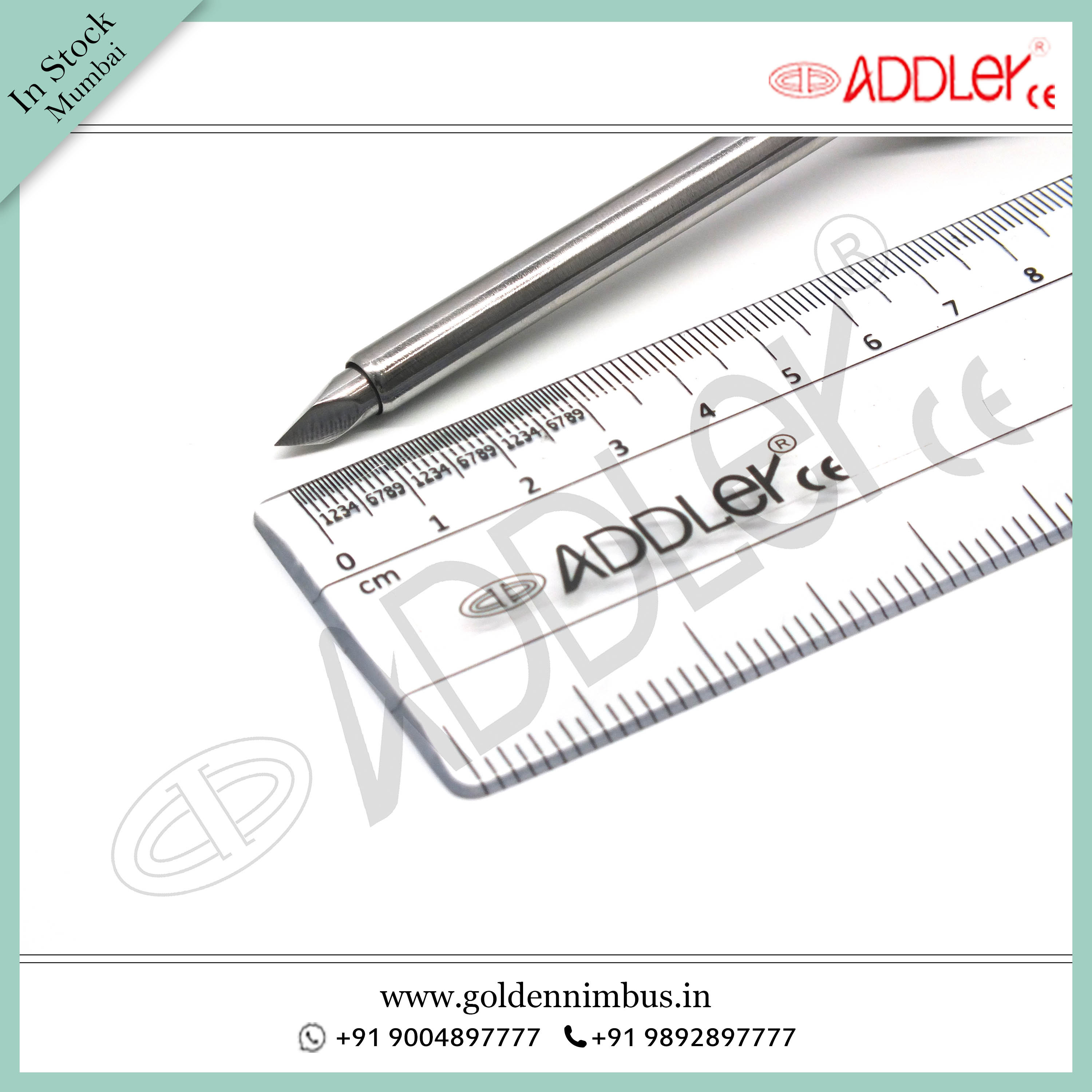 ADDLER Laparoscopic 5mm Metal Trocar