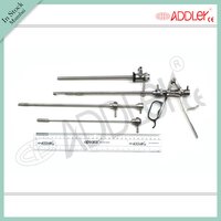 Addler Laparoscopic Endoscopic Stone Punch Set - Steel, 5x5x10 Inch | Semi-automatic, Reusable, Sterilized, Waterproof, Lightweight At 500 Grams