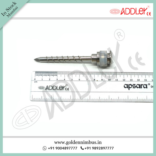 ADDLER Laparoscopic 5mm Spiral Metal Trocar