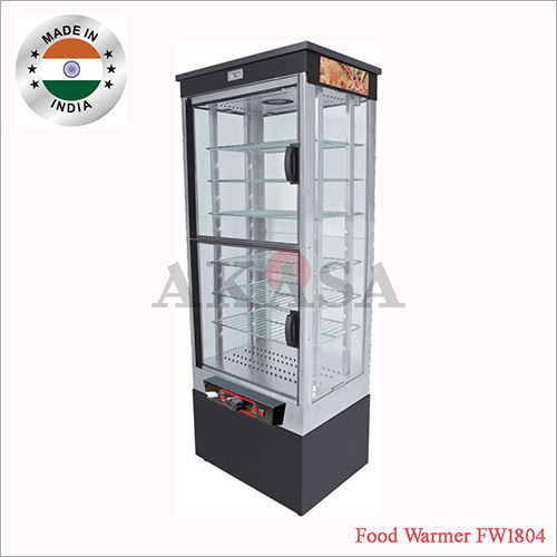 Black 6 Shelf 180 Ltr Standing Food Warmer