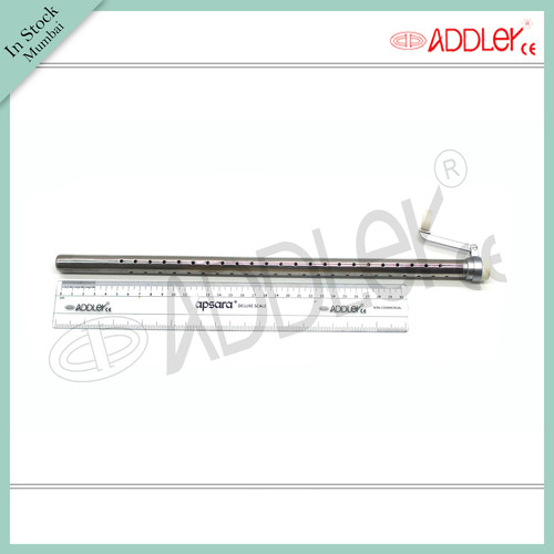 ADDLER Laparoscopic 10mm Scope Protection Sleeve - Steel, 5 x 5 x 10 Inch, Waterproof, Semi-Automatic, Sterilized, Portable, 500 Grams