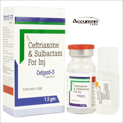 Ceftriaxone and Sulbactam for Injection