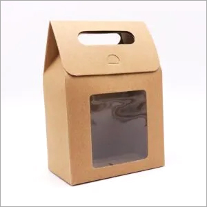 D-Cut Gift Paper Box - Paper Material, Different Sizes Available, Brown Color | Ideal for Industrial Gift Packaging Needs