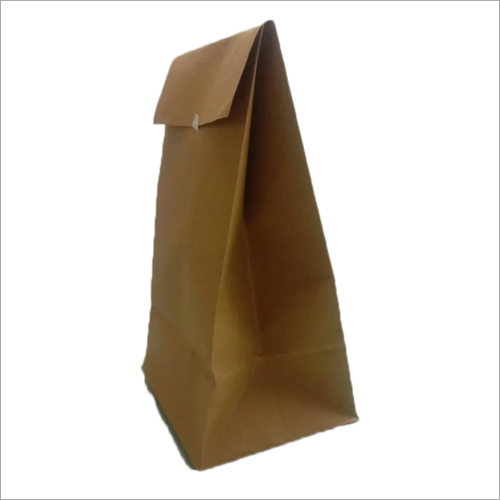 Brown Paper Packaging Bag - Kraft Paper, Different Sizes Available, Plain & Disposable in Classic Brown Color