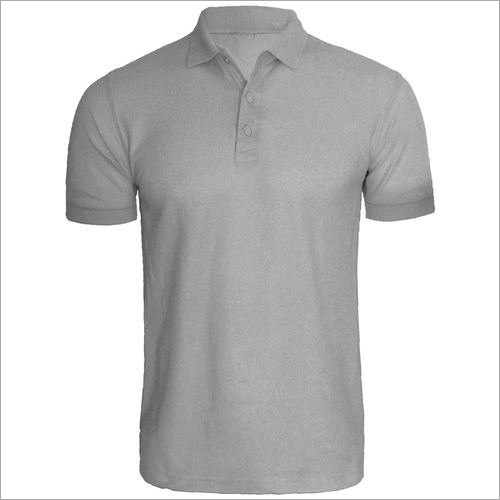 Mens Plain Collar Cotton T-Shirts