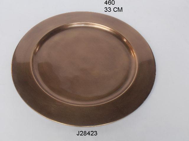 Steel Charger Plate Polished