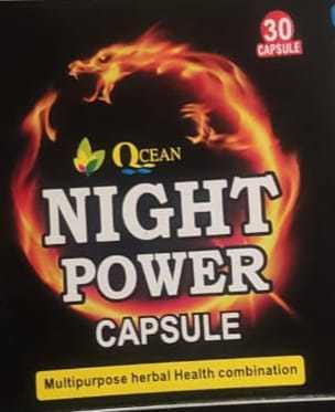 Night Power Capsules Age Group: For Adults