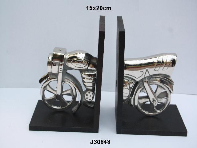 Book End Aluminum Figurine