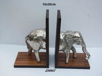 Book End Aluminum Figurine