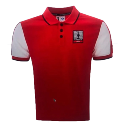 Mens Collared T-Shirt - Cotton Blend, Available in Different Colors | Polo Collar, Sizes S, M, L, XL for Everyday Comfort