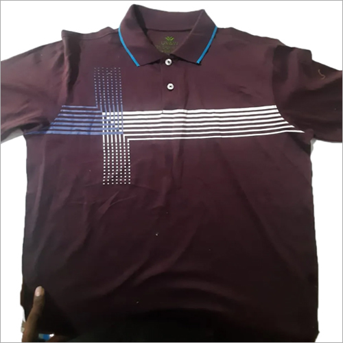 Mens Casual Collared T-Shirt - Cotton Blend, Short Sleeves | Polo Style For Comfortable Everyday Wear, Perfect For Casual Outings