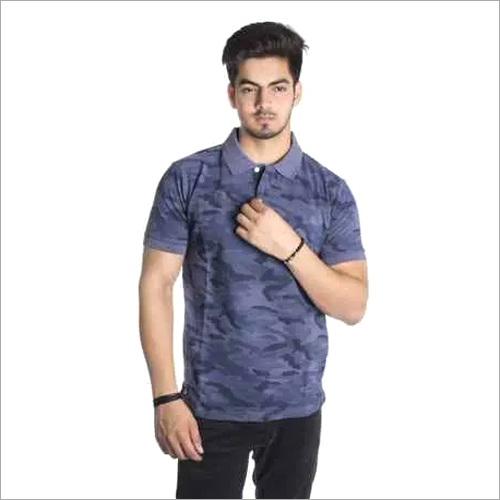 Mens Cotton Collared T-Shirt - Cotton Fabric, Available in Sizes S, M, L, XL - Stylish Polo Collar, Comfortable Short Sleeves