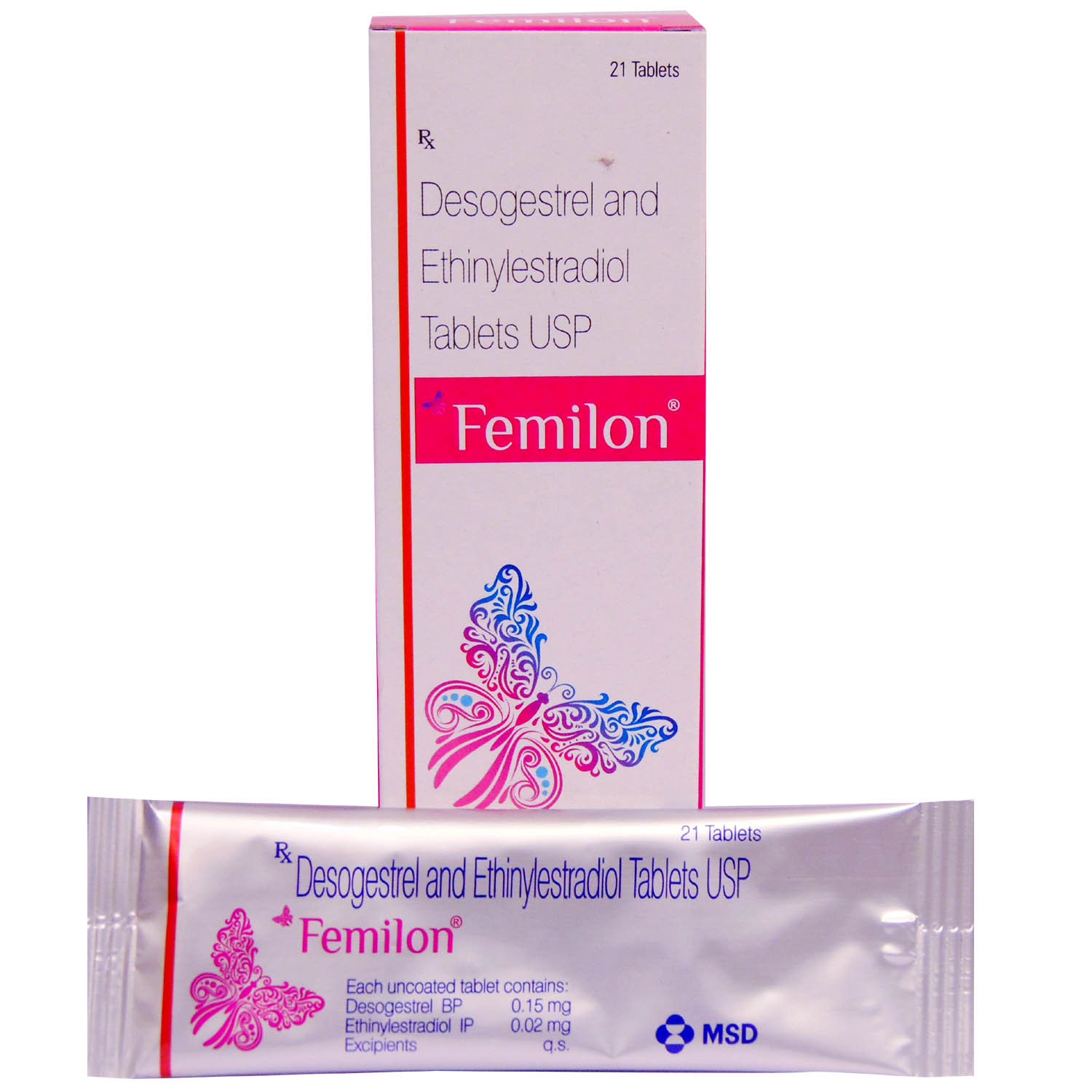 Desogestrel and Ethinylestradiol tablets