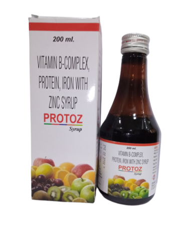 Vitamin B-Complex + Protein + Iron With Zinc Syrup Drug Solutions