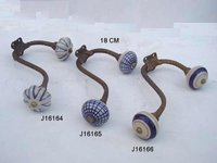 Wall Hooks With Ceramic Knob Good Quality