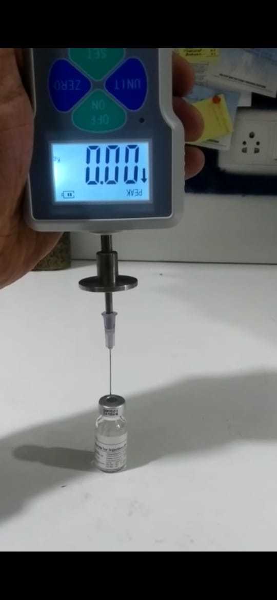 Digital Penetration Force Gauge for Rubber Stopper