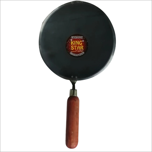 Iron Tawa With HR Wood Handle