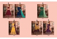 Traditional Black-berry Party Wear Designer Silk Lehenga