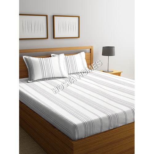 300 TC Poly Cotton Jaquard Bed Sheet By Hosta Homes