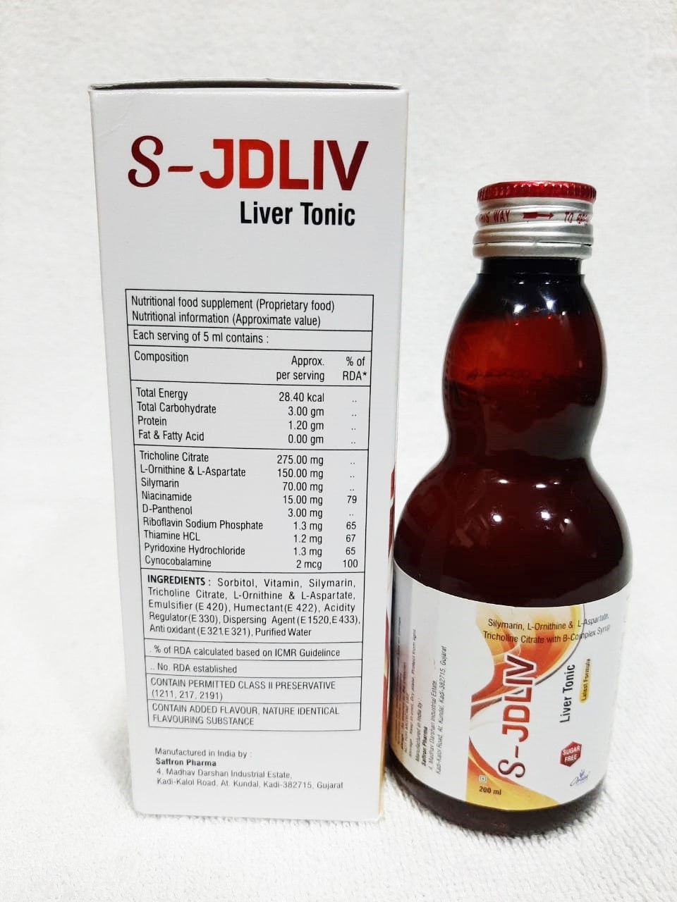 Silymarin L-Ornithine And L-Aspartate Tricholine Citrate with B- Complex Syrup