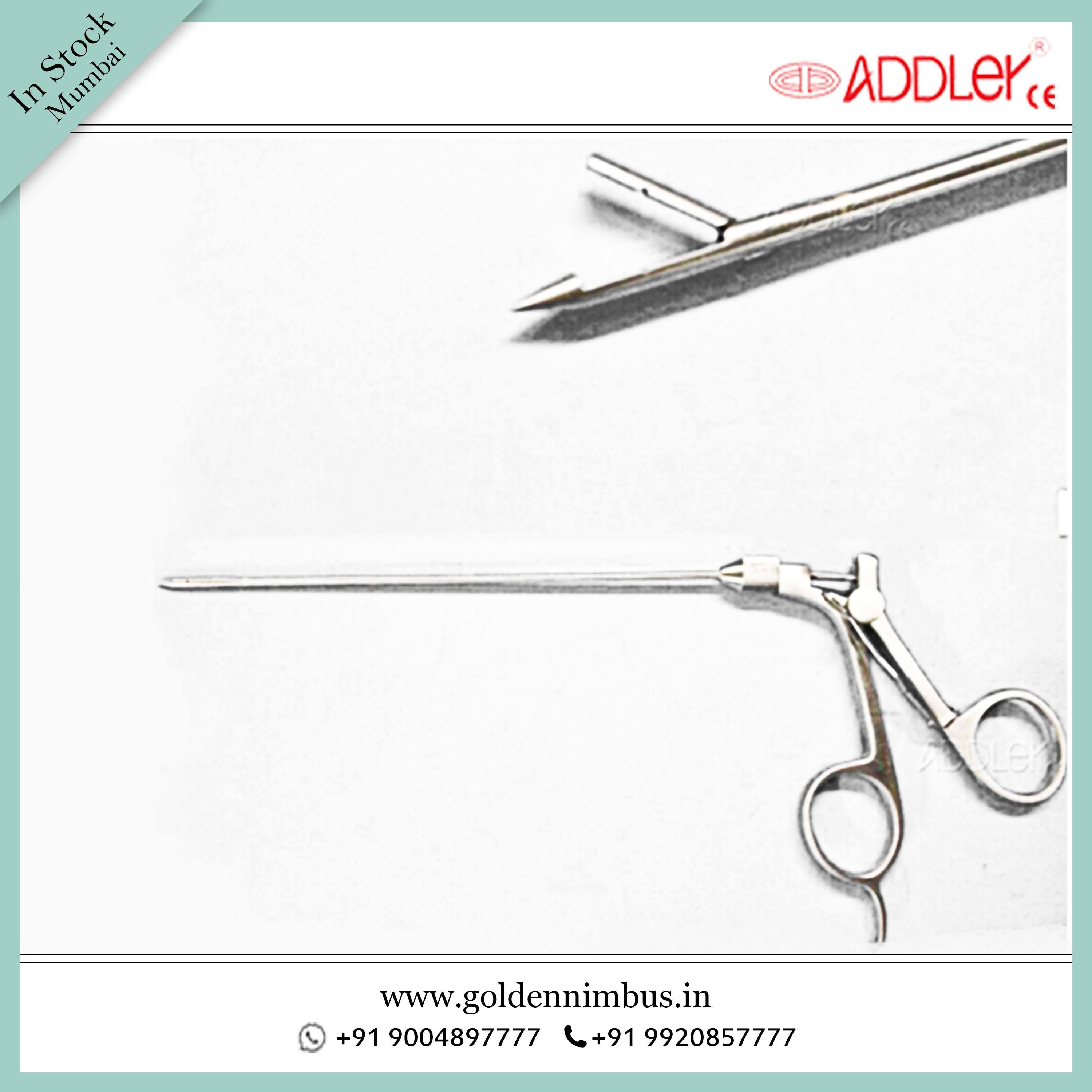 ADDLER Laparoscopic Endoscopic Port Closure Needle With Cone Instrument