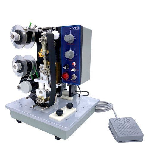 Date Coding Ribbon Code Expire Date Batch Coding Machine For Plastic And Aluminium Foil Bags