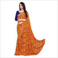 Ladies Designer Print Saree