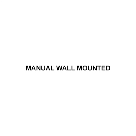 Manual Wall Mounted Scrub Station