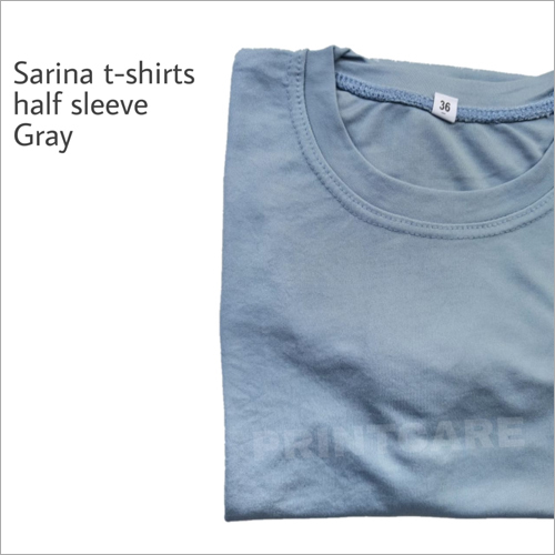 Half Sleeve Gray T Shirt