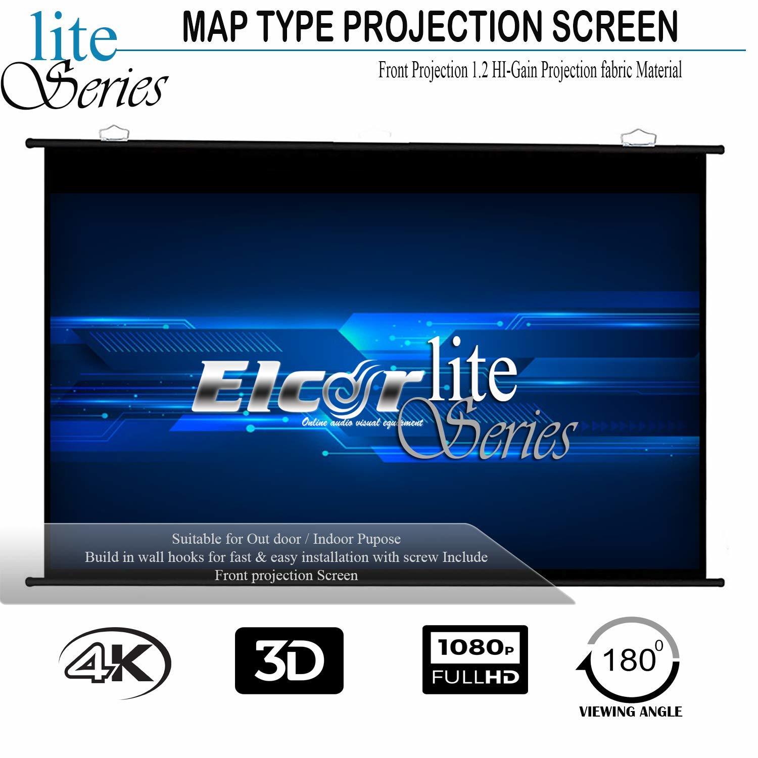 Elcor Lite Series Map Type Projector Screen