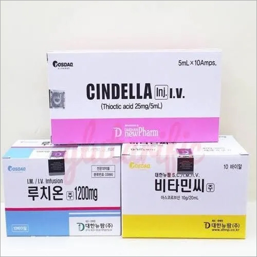 Cindella 1200Mg Injection Skin Whitening Injection - Physical Form: Liquid