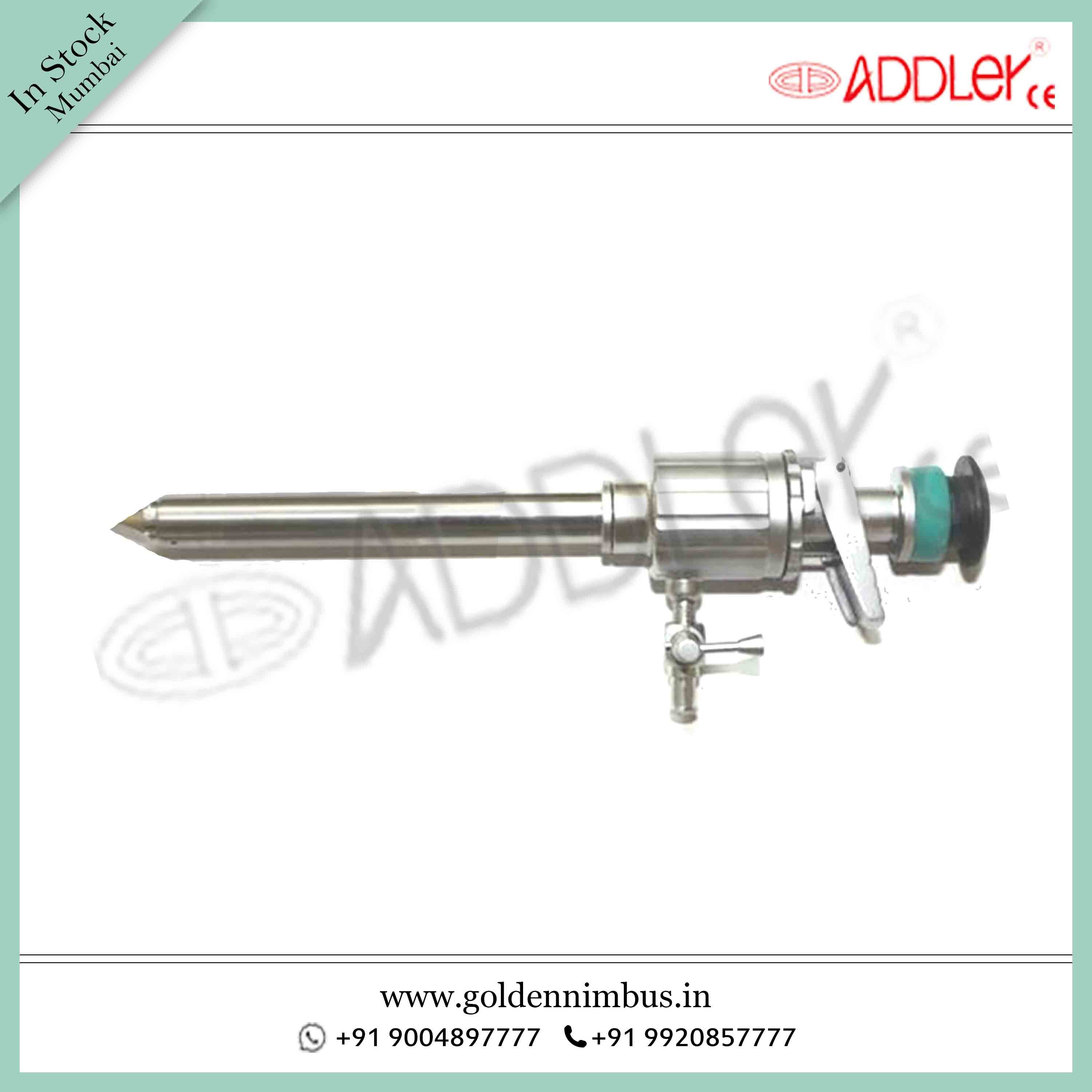 ADDLER Laparoscopic Trocar Cannula Spiral blunt Oblique Multifunctional Flap Type 5mm 10mm