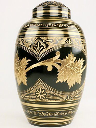 Golden Domtop Urn For Ashes