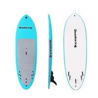 Surfboard - Eps Foam, 8ft6in Sup Size For Children & Lightweight Adults | Full Eva Deck, Carbon Fiber Rails Protection, Waterproof And Quick Dry Features