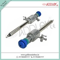 ADDLER Laparoscopic Trocar Cannula Oblique Pyramidal Multi-functional 10.5mm And 5.5mm SS