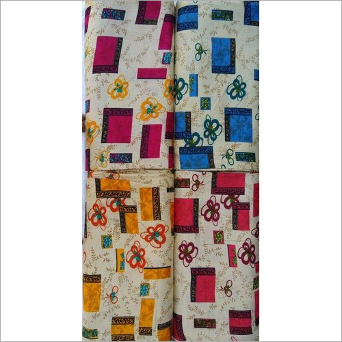 Multicolor Printed Rayon Fabric For Kurtis