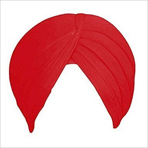 Cotton Red Plain Punjabi Turban Cloth