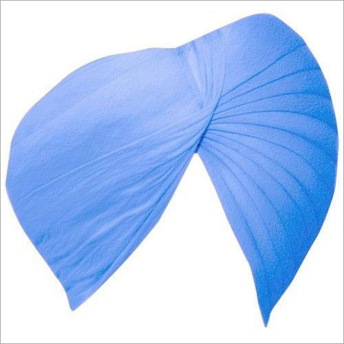 Cotton Blue Plain Punjabi Turban Cloth