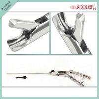 Addler Laparoscopic Needle Holder 5mm Ethicon Storz Type Ss Hospital - Stainless Steel, 5 X 5 X 10 Inch , Semi-automatic, Portable, Sterilized, Waterproof, 500g