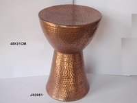 Stool Brass Finish