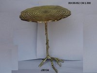 Stool Antique Brass Finish