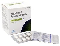 Tabuleta de Aceclofenac e de Paracetamol