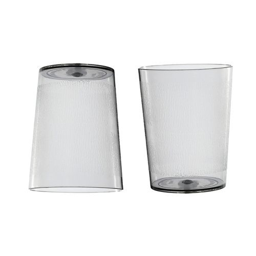 Matte Finish Smoke  Drinking Glass