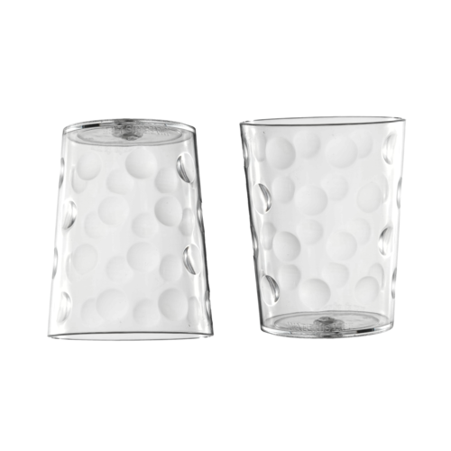 Diamond Cut Drinking Glass - Polycarbonate, 6 PCS Pack | 100% Food Grade Material, Multipurpose Use, Unbreakable, 100% Recyclable