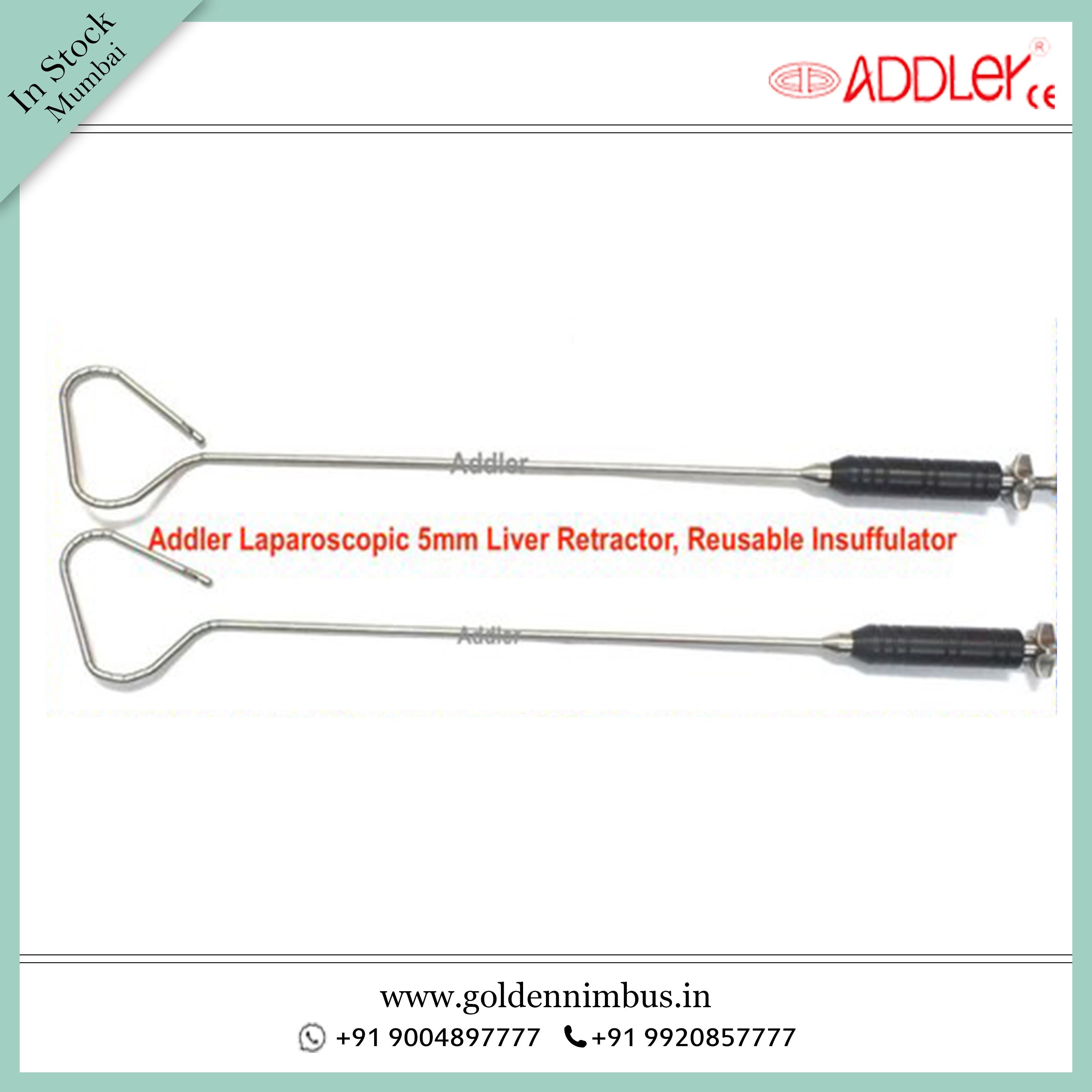 ADDLER Laparoscopic Liver Retractor Instrument 5mm Insufflators