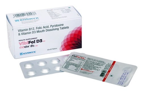 Methylcobalamin+ Folic Acid+ Pyridoxine+Vitamin D3 Tablet
