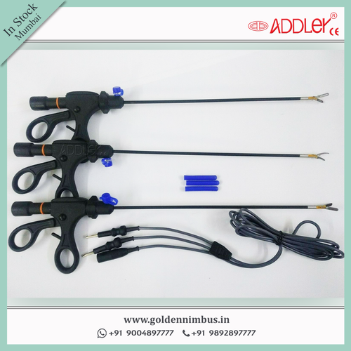 ADDLER Laparoscopic Bipolar Forcep With Cable Reusable Hospital