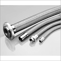 SS Braided Flexible Hose Pipe - Temperature Resistant from -40 to +100 Celsius | High Durability and Flexibility