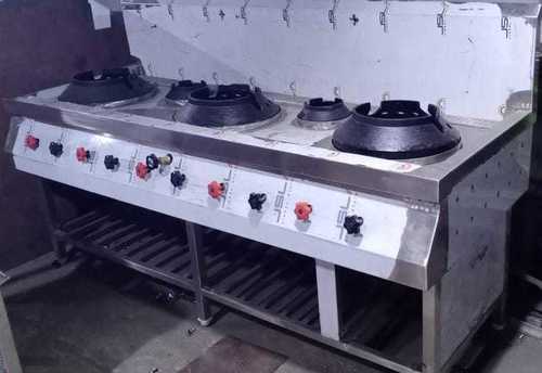 Five Burner Chinese Range By UNIKUE KITCHEN AND HOSPITALITY SERVICES PRIVATE LIMITED
